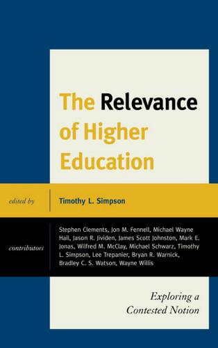 Cover image for The Relevance of Higher Education