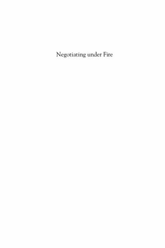 Cover image for Negotiating Under Fire