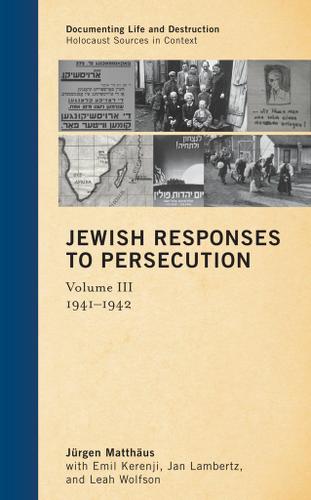 Cover image for Jewish Responses to Persecution