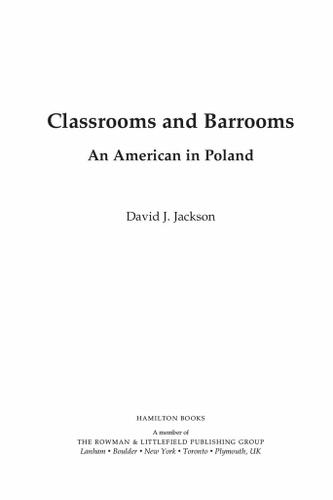 Cover image for Classrooms and Barrooms