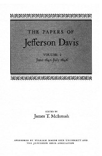 Cover image for The Papers of Jefferson Davis
