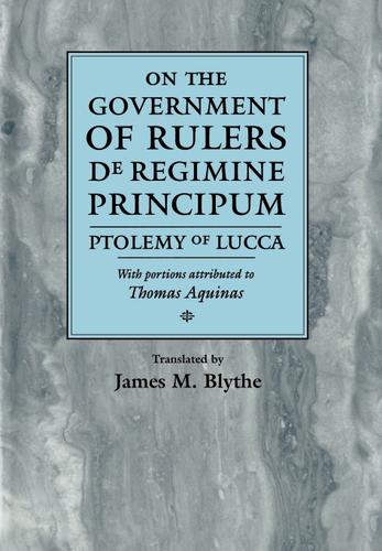 Cover image for On the Government of Rulers