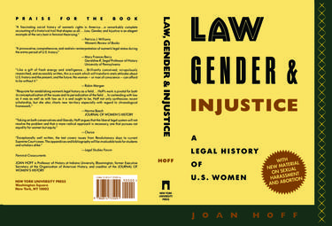 Law, Gender, and Injustice by: Joan Hoff - 9780814744864