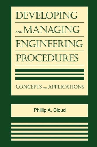 Cover image for Developing and Managing Engineering Procedures