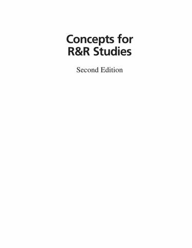 Concepts for R&R Studies, Second Edition