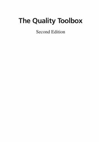 The Quality Toolbox, Second Edition