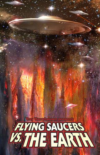Cover image for Flying Saucers Vs. the Earth