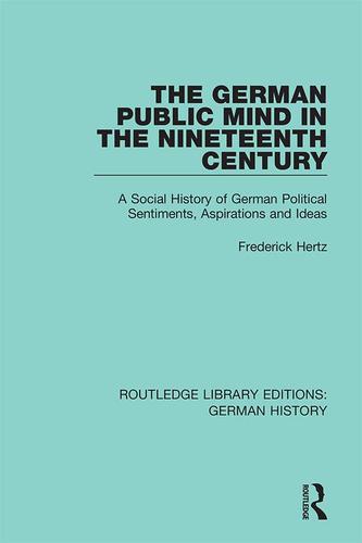 Cover image for The German Public Mind in the Nineteenth Century