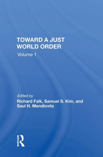 Cover image for Toward A Just World Order
