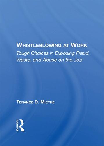 Cover image for Whistleblowing At Work