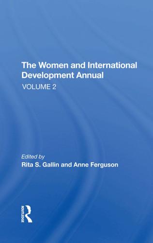 Cover image for The Women And International Development Annual, Volume 2