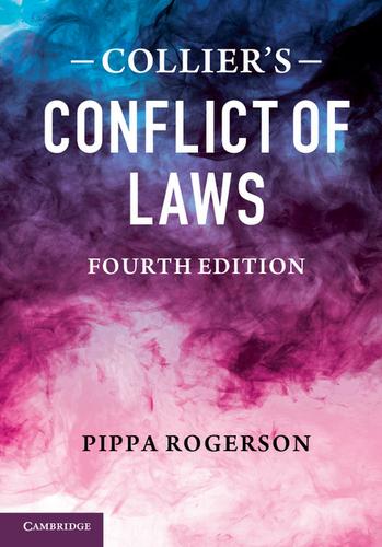 Cover image for Collier's Conflict of Laws