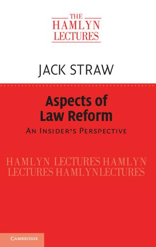 Cover image for Aspects of Law Reform