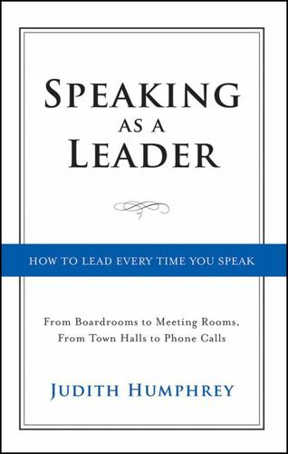 Cover image for Speaking As a Leader