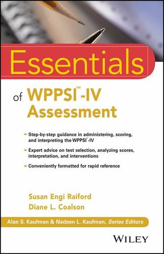 Cover image for Essentials of WPPSI-IV Assessment