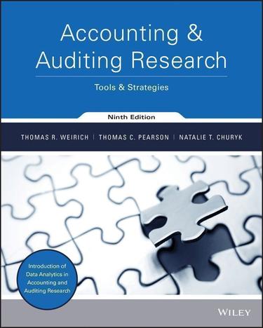 Accounting and Auditing Research