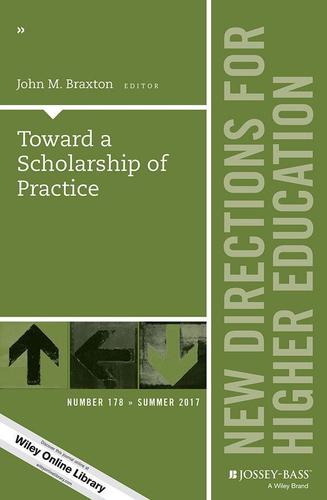 Cover image for Toward a Scholarship of Practice