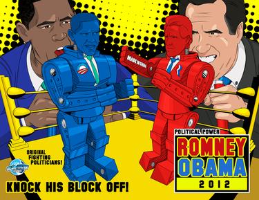 Cover image for Political Power: Mitt Romney vs. Barack Obama