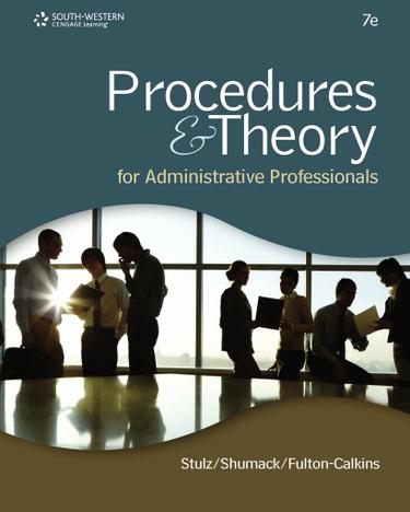 Procedures & Theory for Administrative Professionals