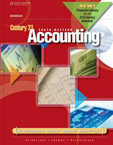 Century 21 Accounting: Advanced, 2012 Update