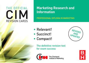 Cover image for CIM Revision Cards Marketing Research and Information