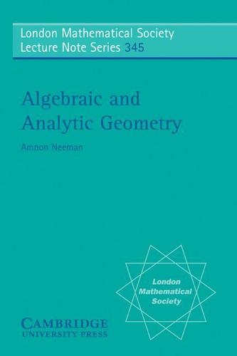 Cover image for Algebraic and Analytic Geometry