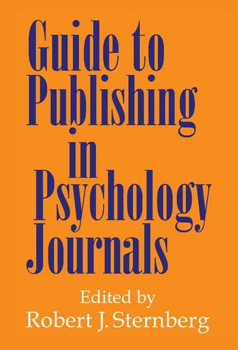 Cover image for Guide to Publishing in Psychology Journals