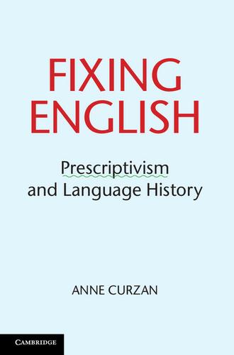 Cover image for Fixing English