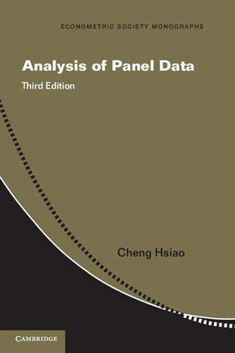 Cover image for Analysis of Panel Data