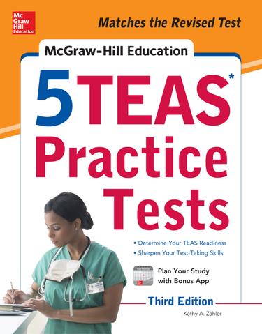 Cover image for McGraw-Hill Education 5 TEAS Practice Tests, Third Edition