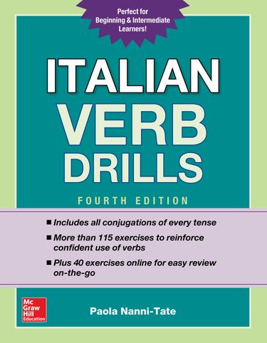 Cover image for Italian Verb Drills, Fourth Edition