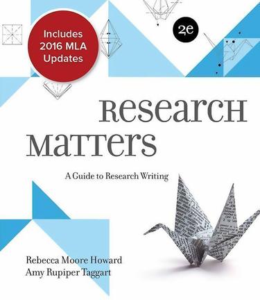 Research Matters MLA 2016 Update