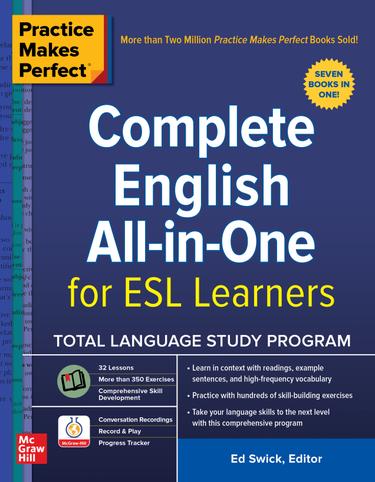 Cover image for Practice Makes Perfect: Complete English All-in-One for ESL Learners