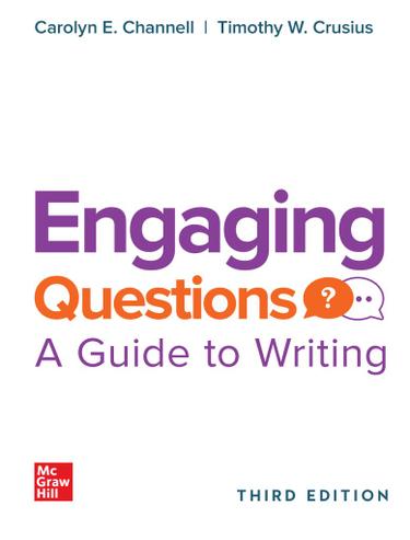 Cover image for Engaging Questions: A Guide to Writing, 2024 Release