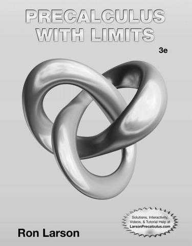 Student Study and Solutions Manual for Larson's Precalculus with Limits