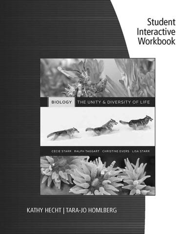 Student Interactive Workbook for Starr/Taggart/Evers/Starr's Biology: The Unity and Diversity of Life