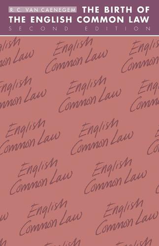 Cover image for The Birth of the English Common Law