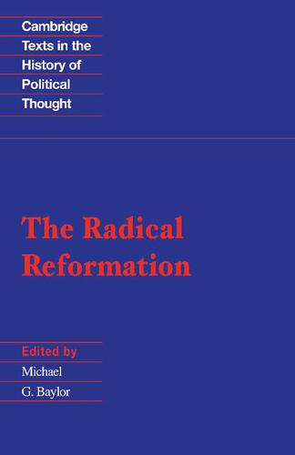 Cover image for The Radical Reformation