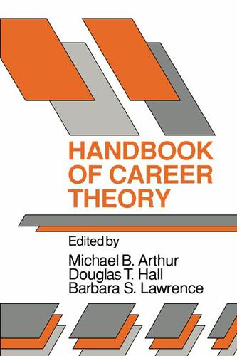 Cover image for Handbook of Career Theory