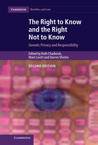 Cover image for The Right to Know and the Right Not to Know