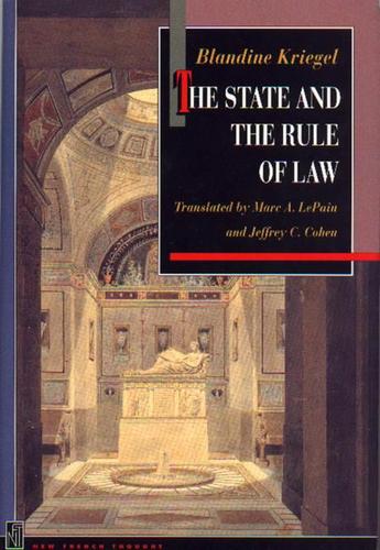 Cover image for The State and the Rule of Law