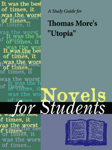 Cover image for A Study Guide for Sir Thomas More's "Utopia"