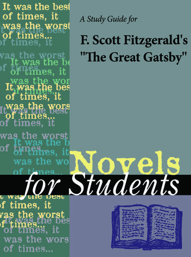 Cover image for A Study Guide for F.Scott Fitzgerald's The Great Gatsby