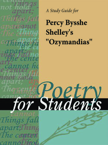 Cover image for A Study Guide for Percy Bysshe Shelley's Ozymandias