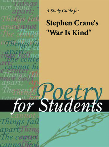 Cover image for A Study Guide for Stephen Crane's "War Is Kind"
