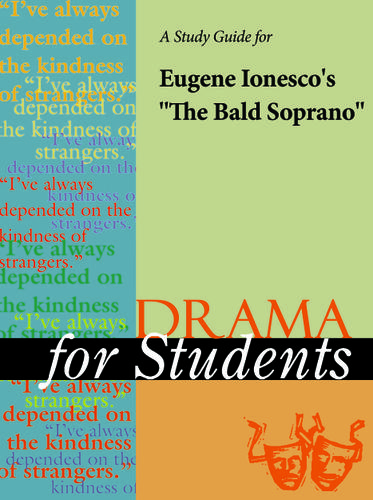 Cover image for A Study Guide for Eugene Ionesco's "The Bald Soprano"