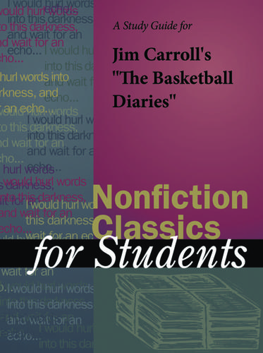 Cover image for A Study Guide for Jim Carroll's "The Basketball Diaries"