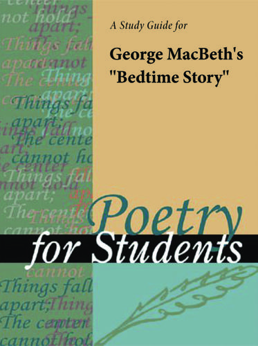 Cover image for A Study Guide for George MacBeth's "Bedtime Story"