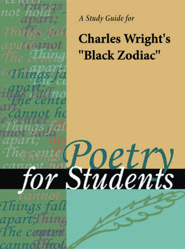 Cover image for A Study Guide for Charles Wright's "Black Zodiac"