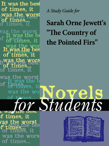 Cover image for A Study Guide for Sarah Orne Jewett's "The Country of the Pointed Firs"